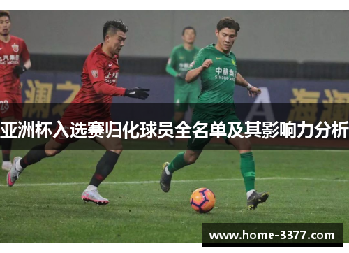 亚洲杯入选赛归化球员全名单及其影响力分析