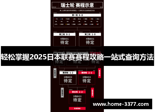 轻松掌握2025日本联赛赛程攻略一站式查询方法